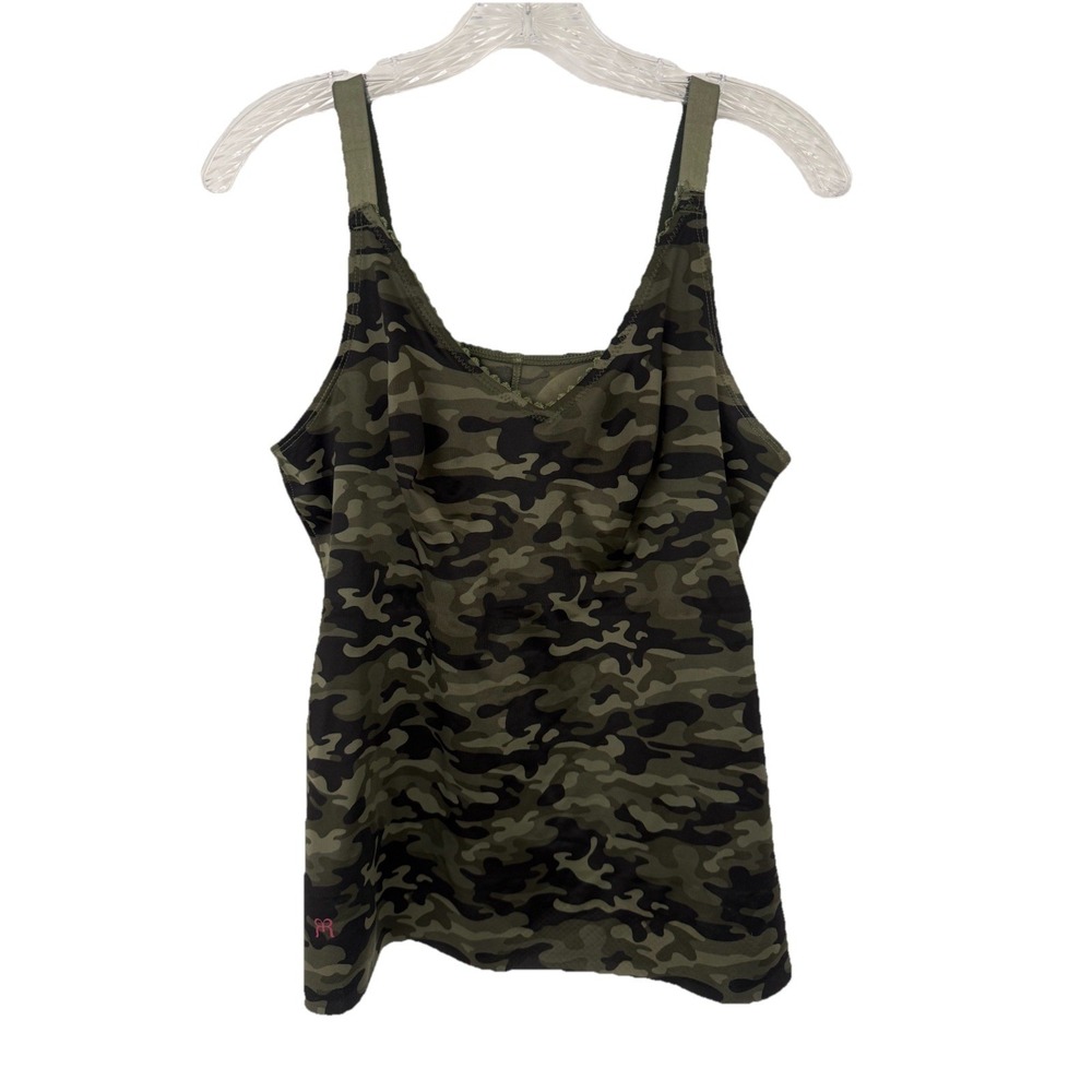 Ruby Ribbon Womens Tank Top 40 Green Camo Heritage Cami Style 1798 Shaping
